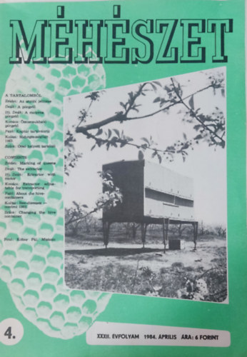 Nikovitz Antal  (szerk.) - M�h�szet XXXII. �vfolyam 4. sz�m 1984 �prilis