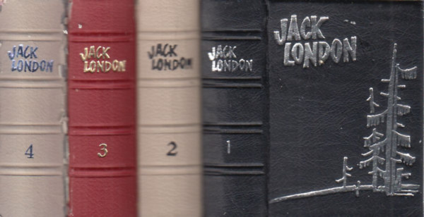 Jack London 1-4. (miniknyv, piros szmozs)- Az ersek ereje, szaki Odsszeia, Az let trvnye, Az roktl dlre