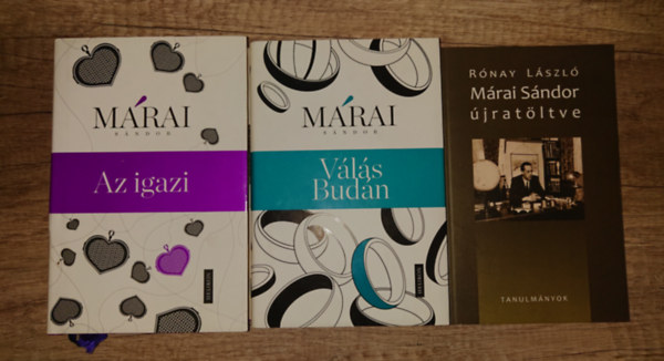 2 M�rai-reg�ny �s egy k�nyv r�la: Az igazi, V�l�s Bud�n + M�rai S�ndor �jrat�ltve