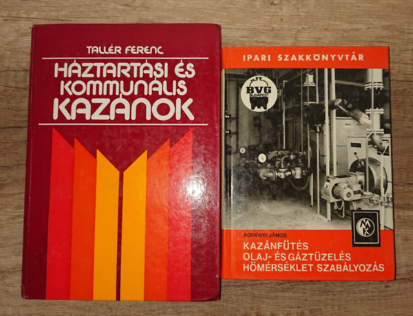 2 k�nyv a kaz�nf�t�sr�l: H�ztart�si �s komun�lis kaz�nok, Kaz�nf�t�s, olaj- �s g�zt�zel�s, h�m�rs�kletszab�lyoz�s