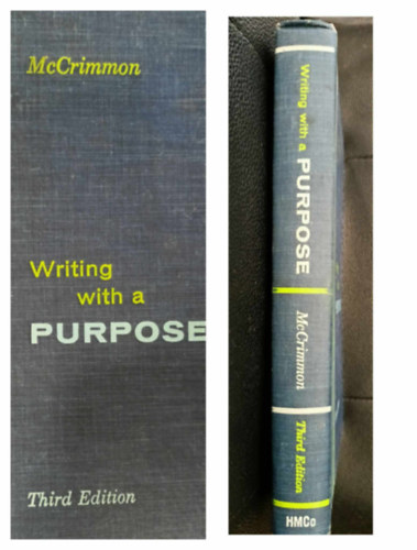McCrimmon - Writing With a Purpose A First Course in College Composition