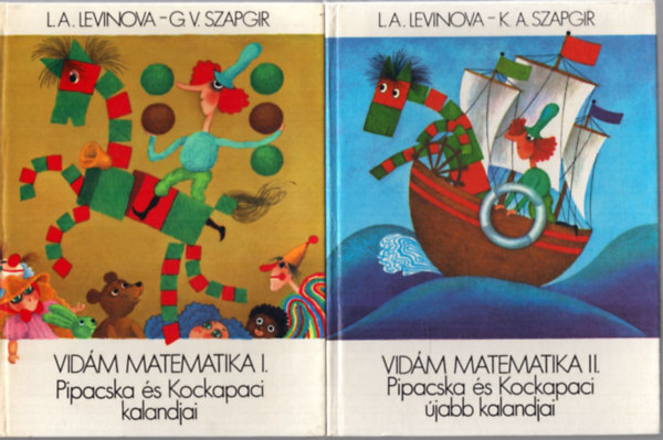 Pipacska s Kockapaci kalandjai - Vidm matematika I. + Pipacska s Kockapaci jabb kalandjai - Vidm matematika II. (I-II.)