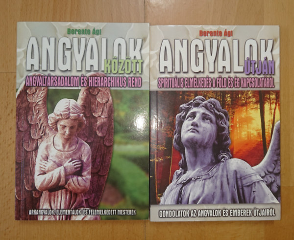 Berente Ági - 2 könyv az angyalokról: Angyalok között - Angyaltársadalom és hierarchikus rend, Angyalok útjáán - Spirituális elmélkedés a Föld és Ég kapcsolatáról