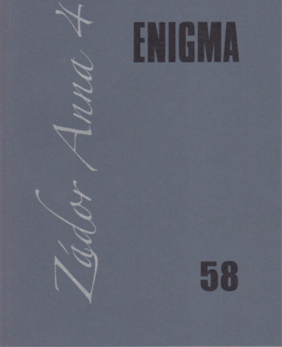 Enigma (Mvszetelmleti folyirat) 58. Zdor Anna 4.