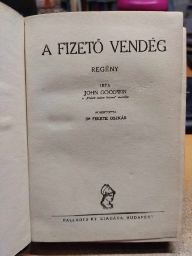 A fizet vendg (1 pengs regnyek)