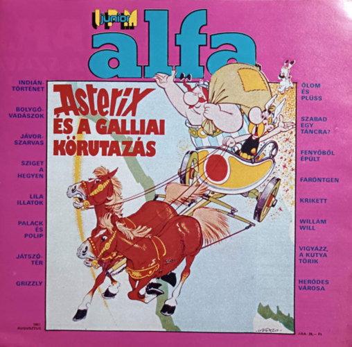 IPM Junior Alfa - IX. �vf. 4. sz�m, 1987. augusztus: Asterix �s a galliai k�rutaz�s