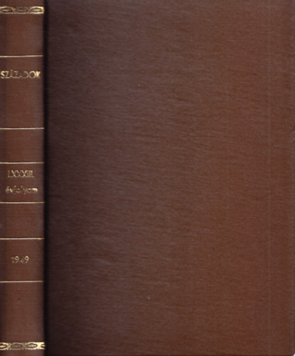 Szzadok LXXXIII. vfolyam, 1949
