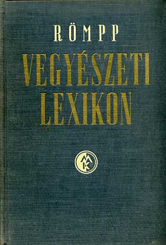 Vegy�szeti lexikon I-III.