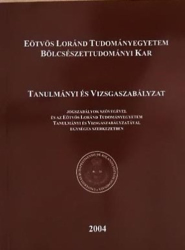 Tanulmnyi s vizsgaszablyzat