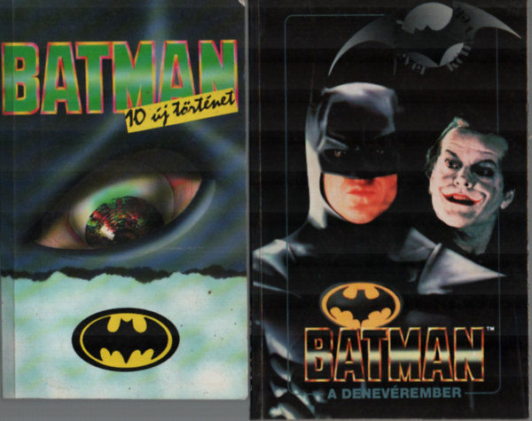 2 db Batman k�nyv egy�tt: 10 �j t�rt�net, A denev�rember.