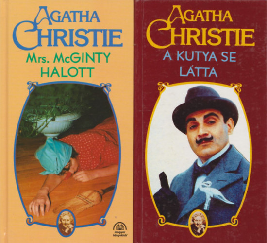 Agatha Christie - 2 db. krimi (Mrs. McGinty halott + A kutya se ltta)