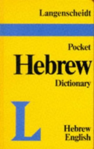 Langenscheidt Pocket Herbew Dictionary (Hebrew-English)