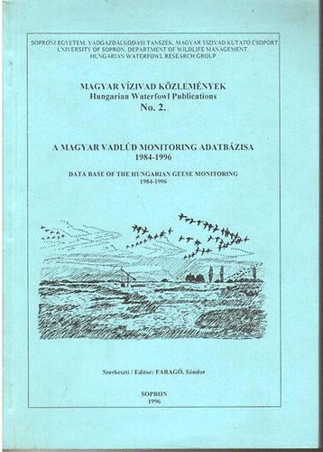 Magyar Vzivad Kzlemnyek 2. - A magyar vadld monitoring adatbzisa 1984-1996