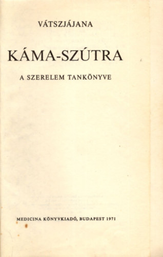 K�ma-sz�tra