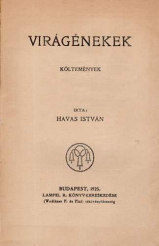 Havas Istvn - Virgnekek - KLTEMNYEK