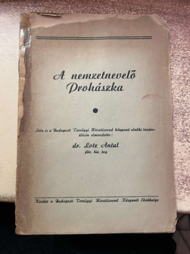 A nemzetnevel Prohszka