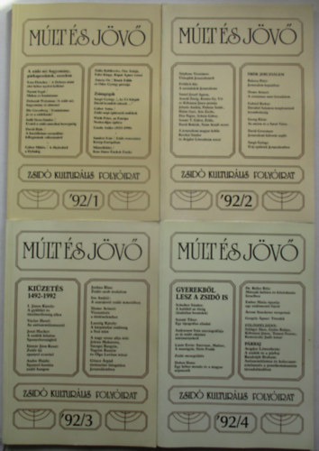 Mlt s jv (zsid kulturlis folyirat 1992/1-4.teljes v)