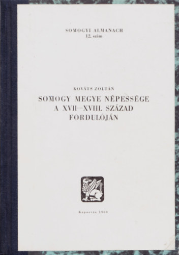 Somogy megye npessge a XVII-XVIII. szzad forduljn