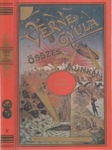 Verne Gyula - Vros a levegben (Franklin-Trsulat) 1902. kiads  REPRINTJE