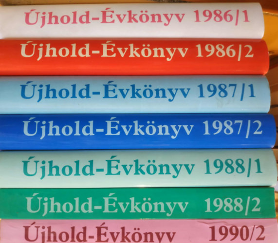 Magvető Kiadó - 7 db Újhold-Évkönyv