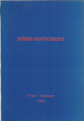 Rdei-Festschrift
