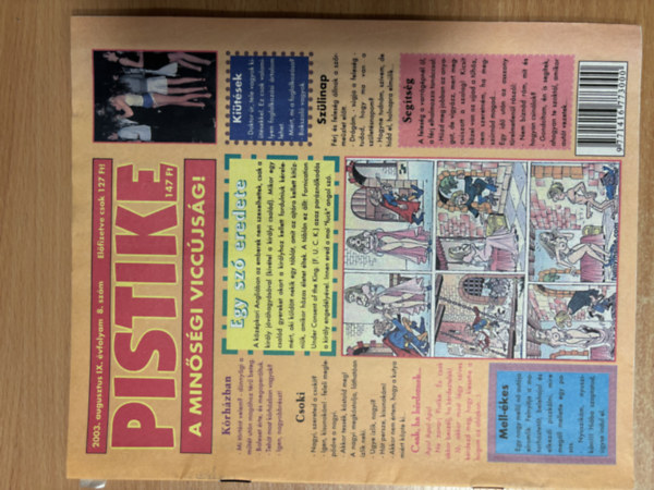 Pistike 2003. augusztus - IX. évfolyam 8. szám