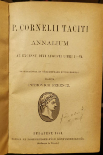 Ab excessu divi Augusti Libri I-IV.