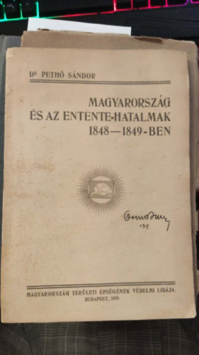 Magyarorsz�g �s az entente-hatalmak 1848-1849-ben