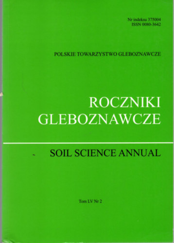 Polskie Towarzystwo Gleboznawcze - Roczniki Gleboznawcze-Soil Science Annual