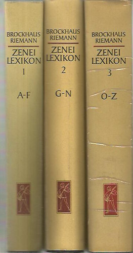 Brockhaus-Riemann - Zenei lexikon I-III. (A-F - G-N - O-Z)