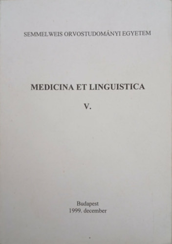 Medicina et Linguistica V.