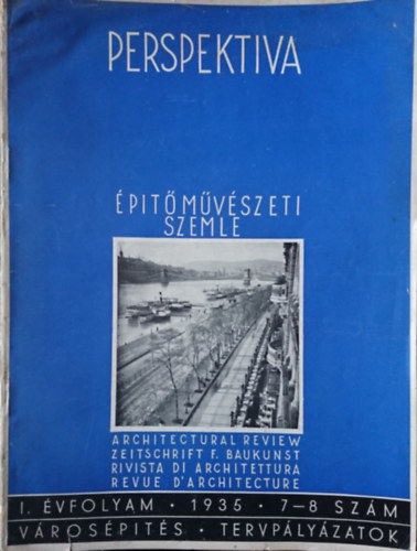 Perspektva - ptmvszeti Szemle 1935. I. vfolyam, 7-8. szm