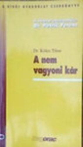 A nem vagyoni kr