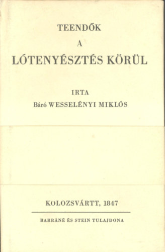 Teend�k a l�teny�szt�s k�r�l