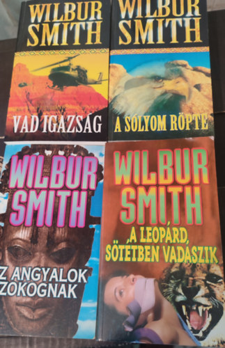 A slyom rpte+Az angyalok zokognak+A leoprd, sttben vadszik+Vad igazsg 4db krimi