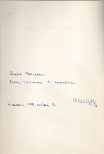 Vas megye s az rkvltsg krdse a reformkori orszggylseken - Dediklt - Klnlenyomat