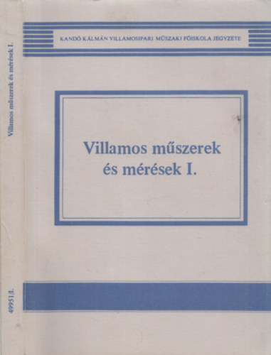 Villamos mszerek s mrsek I.