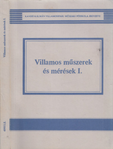 Villamos m�szerek �s m�r�sek I.