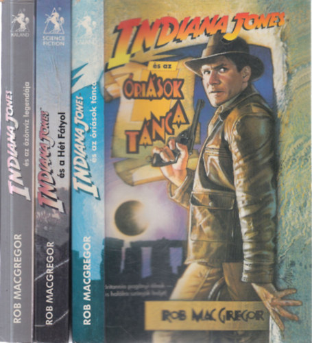 3 db. Indiana Jones kalandregny (risok tnca + Ht Ftyol + znvz legendja)