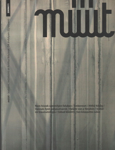 Mt 2009011 - Nem hiszek semmilyen faluban/ Vannak ilyen plyaudvarok/ Irodalmi traumatolgia/ (lbad kztt)