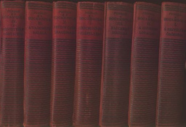 Rocambole élete és kalandjai I-III. + Rocambole hőstettei I-IV. (7 kötetben)