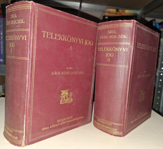 Telekknyvi jog I-II.