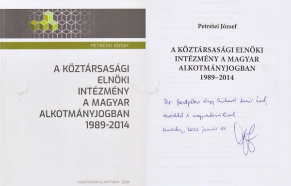 A kztrsasgi elnki intzmny a magyar alkotmnyjogban 1989-2014