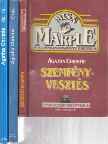 3 db. klasszikus krimi (Szemf�nyveszt�s + �r�k + No. 16.)