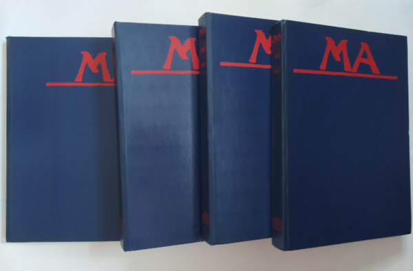 Ma. Irodalmi �s k�pz�m�v�szeti foly�irat. 1916-1925 Kass�k Lajos szerkeszti (teljes) hasonm�s