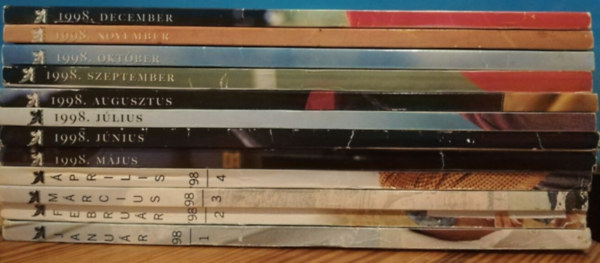 Reader's Digest magazin 1998 teljes �vfolyam (1-12 sz�m)