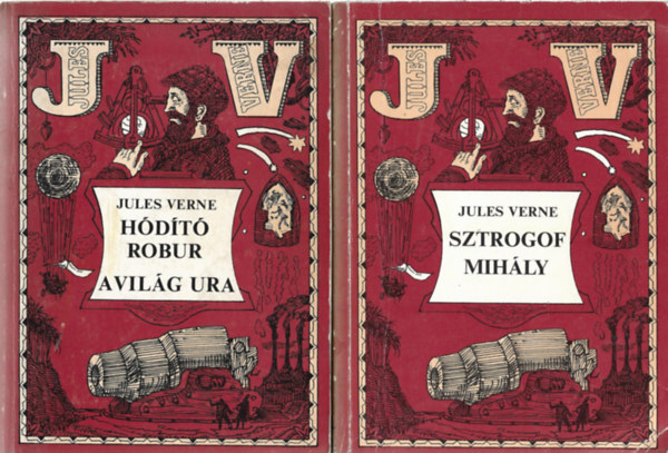 2 db knyv, Hdt Robur - A vilg ura, Sztrogof Mihly