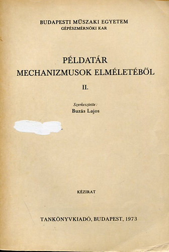 Pldatr mechanizmusok elmletbl II.