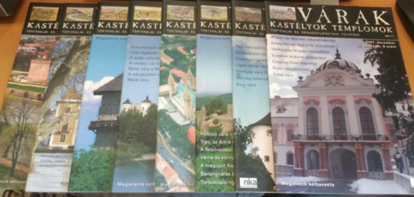 8 db Vrak, kastlyok, templomok - Trtnelmi s rksgturisztikai folyirat
