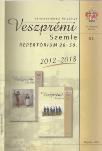 Dr. Csiszr Mikls - Veszprmi Szemle - Repertrium 51. 2018/4. szm (20. vfolyam)